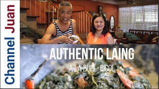 TAGLISH How to cook laing  authentic Bicolano style quick and easy [upl. by Now816]