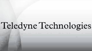 Teledyne Technologies [upl. by Lydie]