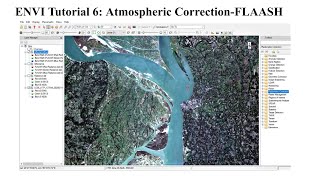 ENVI Tutorial 6 Atmospheric correction of satellite Image using FLAASH [upl. by Dympha]