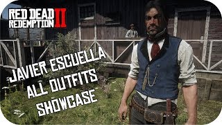 All Javier Outfits Showcase RDR2 Javier Escuella Model Clothing RDR2 Outfit Changer [upl. by Sixela]