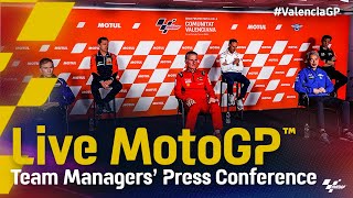 Live 📡 MotoGP Team Managers’ Press Conference [upl. by Pesek]