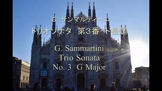 G Sammartini Trio Sonata No 3 in G Major for 2 Alto Recorders and BC [upl. by Noxin]