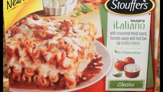 Stouffers Lasagna Italiano Review [upl. by Aiyot553]