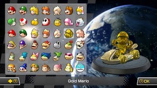 All Characters Karts Wheels and Gliders  Mario Kart 8 Deluxe [upl. by Rinna]