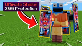 Minecraft But Shields Have Custom OP Upgrades [upl. by Hannahsohs4]