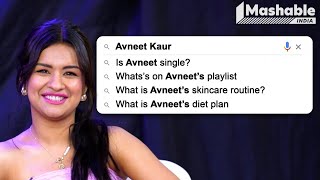 Avneet Kaur Answers Most Googled Questions  Mashable India [upl. by Eryt]