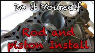 Piston and Rod Installation [upl. by Boylan857]