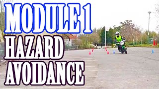 DVSA Module 1 Motorcycle Test  Exercise 8  hazard avoidance [upl. by Atiekram]