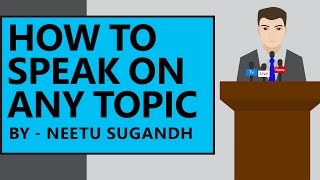 Public Speaking How to speak on any topic  Unacademy [upl. by Yeslrahc802]