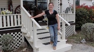 Building Front Porch Steps [upl. by Nomrej]