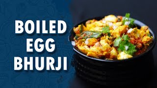 Boiled Egg Bhurji Recipe Egg Bhurji Recipe  Easy to make Spicy Boiled Egg Bhurjee Wirally Food [upl. by Ailecnarf523]