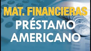 Préstamo americano sin excel [upl. by Heman]