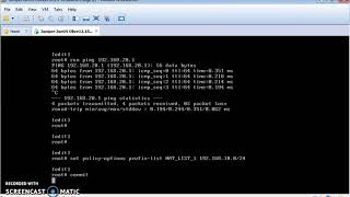 Basic NAT Juniper configuration [upl. by Nirrac545]