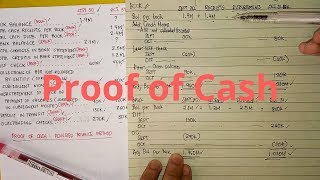 Proof of Cash  Adjusted Balance Method Part 1 [upl. by Sharp]