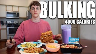 4000 Calorie Full Day of Eating  BULKING Meal Prep [upl. by Enneiluj]