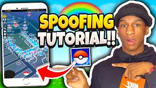 Pokemon Go Spoofing Tutorial iOSAndroid SO EASY [upl. by Callas]