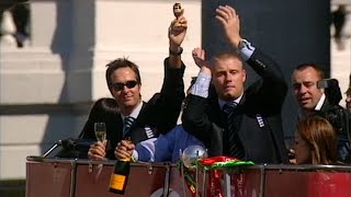 2005 Ashes victory  The Celebrations [upl. by Kubiak]