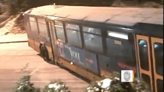 Seattle Bus Slides Down the Street [upl. by Ogram]