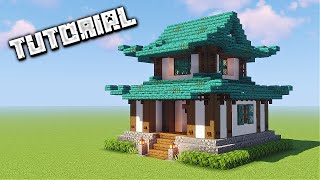 How To Build A Japanese Lords House  Minecraft Tutorial [upl. by Alliber]