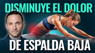 7 EJERCICIOS para el DOLOR DE ESPALDA BAJA 💪 ejercicios en casa [upl. by Carlile]