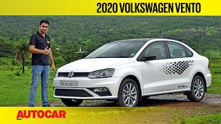 2020 Volkswagen Vento 10 TSI Review  New Turbopetrol Engine  First Drive  Autocar India [upl. by Tenn]