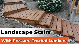 DIY Landscape Stairs  Garden Stairs [upl. by Ingaborg190]