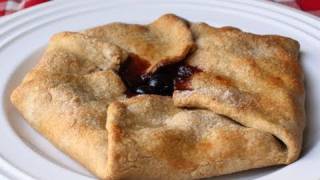 Cherry Folditup Tart  Cherry Galette FreeForm Cherry Pie Recipe [upl. by Enattirb]