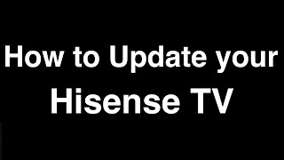 How to Update Software on Hisense Smart TV  Fix it Now [upl. by Ahsinwad]