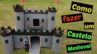 Como fazer um castelo com papelão Diycastle [upl. by Dion]