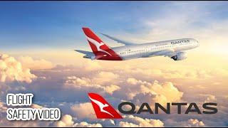 Qantas Flight Safety Demo Video 2020 [upl. by Edan]