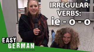 Easy German Verbs  Irregular Verbs ieoo [upl. by Llednor]