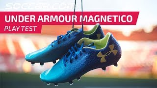 Play Test Review Under Armour Magnetico the most comfortable cleats ever [upl. by Acnayb130]