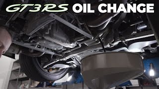 2019 Porsche 9912 GT3 RS Oil Change [upl. by Sev]