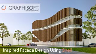 Archicad 24 Tutorial Facade Inspiration Designs Using Shell [upl. by Ainex]