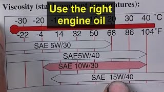 The importance of choosing the right engine oil quality and viscosity for your car or truck  VOTD [upl. by Drarrej]