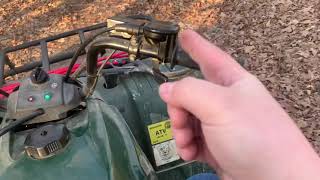 How to driveshift a NON CLUTCH manual ATV [upl. by Parks]