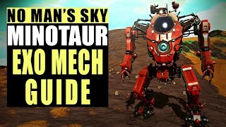 NO BULL MINOTAUR GUIDE  No Man’s Sky Minotaur Exo Mech Guide [upl. by Inaluiak]