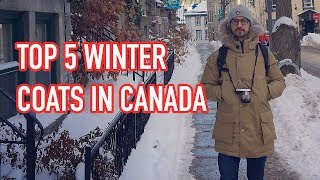 Top 5 Winter Coats in Canada [upl. by Larrej922]