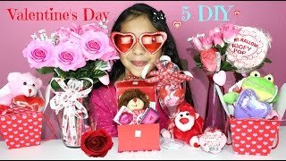 5 Valentines Day DIY Gift Ideas [upl. by Par]