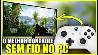 Como Conectar o CONTROLE DO XBOX ONE Sem Fio no PC [upl. by Baillieu]