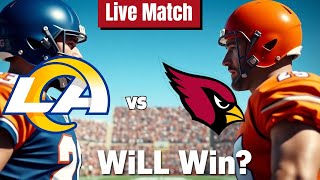 Arizona Cardinals vs Los Angeles Rams Live Match  National Football League NFL Football 2024 [upl. by Metts]