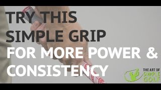 Golf How to Grip It for Power And Consistency With A 10 Finger amp Baseball Grip [upl. by Joana]