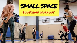 SMALL SPACE Full Bootcamp Workout Trainers Guide 64 [upl. by Pamelina]