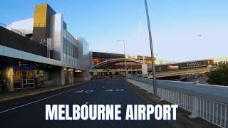 MELBOURNE AIRPORT TULLAMARINE  Driving Tour Australia [upl. by Nahij]