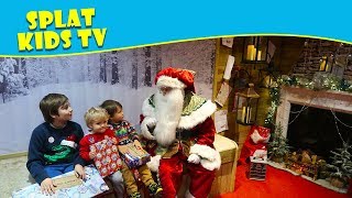 Visiting Santas Grotto at Stewarts Garden Centre [upl. by Hillier]