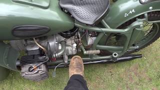 K750 Ural Dnepr running [upl. by Adiazteb]