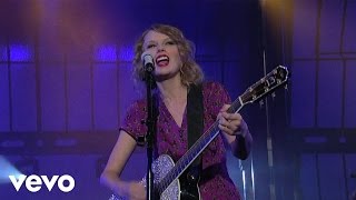 Taylor Swift  Mine Live on Letterman [upl. by Ynobe]