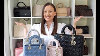 Which Lady Dior Should You Buy 4 Sizes Comparison [upl. by Asiel239]