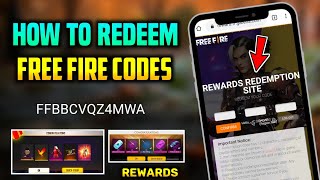 How To Redeem Free Fire Codes  Garena Free Fire Codes Redeem  Ultimate Version [upl. by Bartram746]