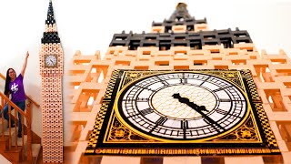 Big Ben in DOMINOES insane replica [upl. by Eecak638]